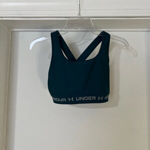 Under Armour Turquoise Green Compression Sports Bra MEDIUM Athletic Active Gym